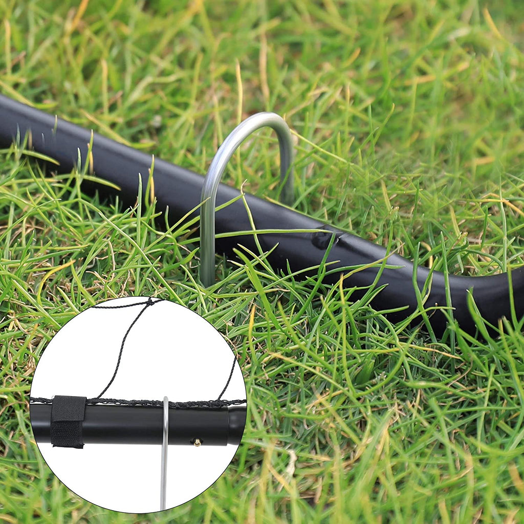 Children's Soccer Goal 12 x 6 Foot, in Garden, Courtyard, Park, Beach, Metal Pipes and PE Net