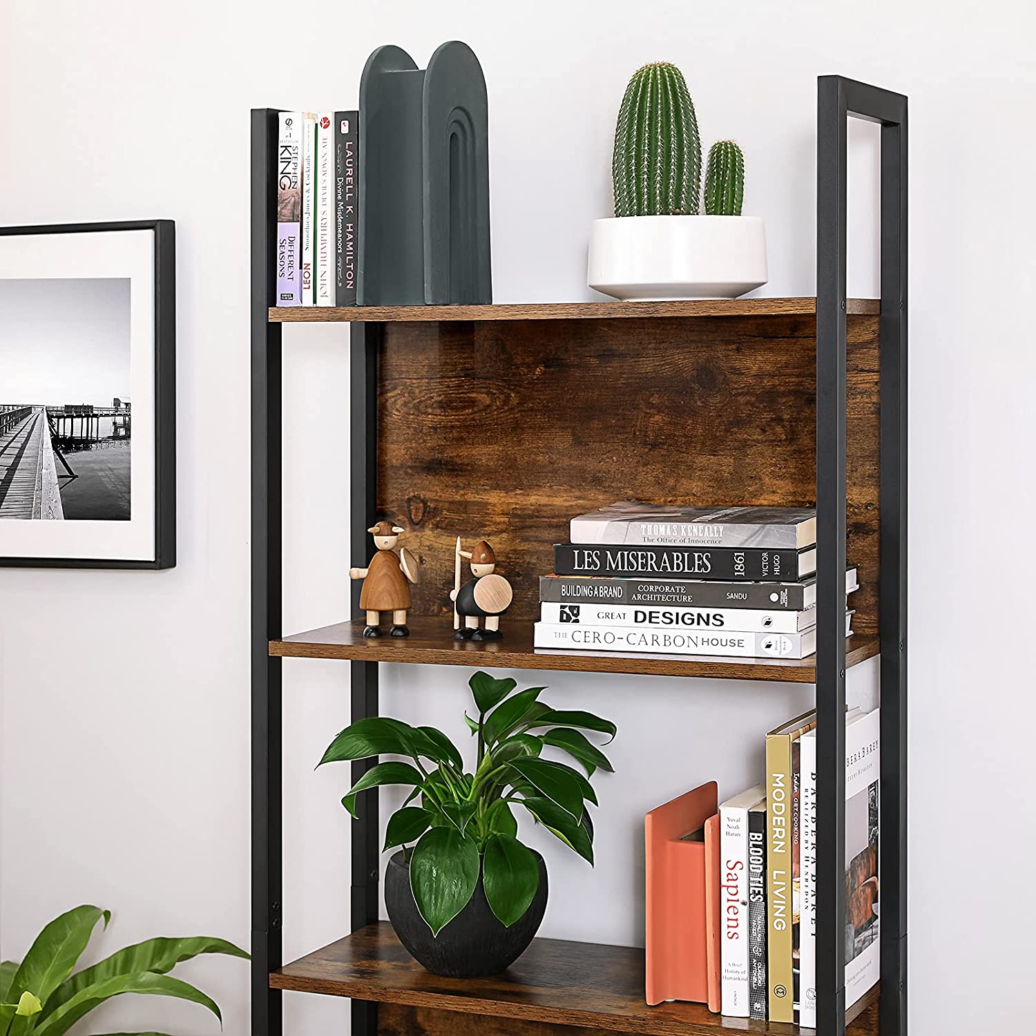 HELENA Bookcase with 5 Shelves