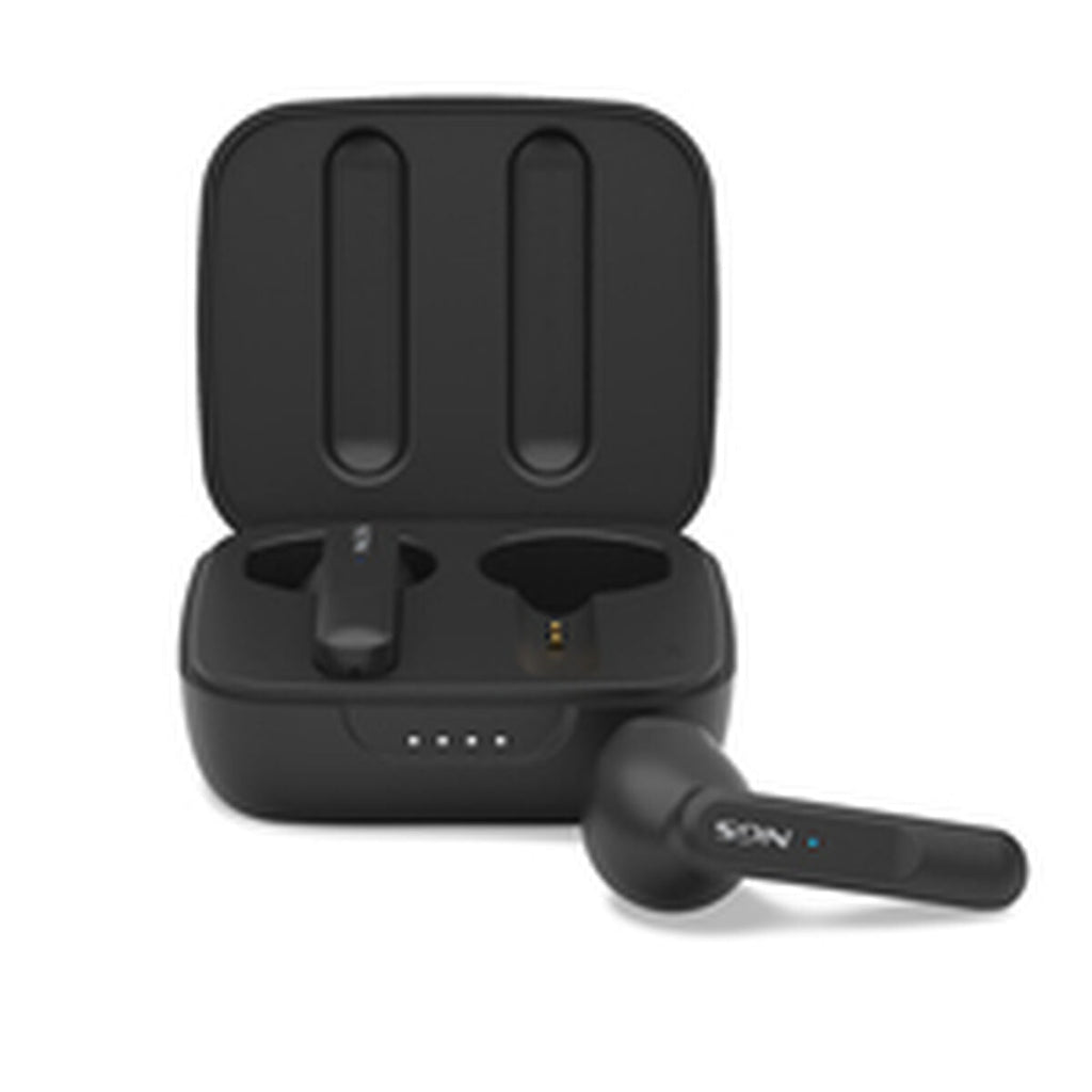 Headphone with Microphone NGS ARTICAMOVEBLACK Black