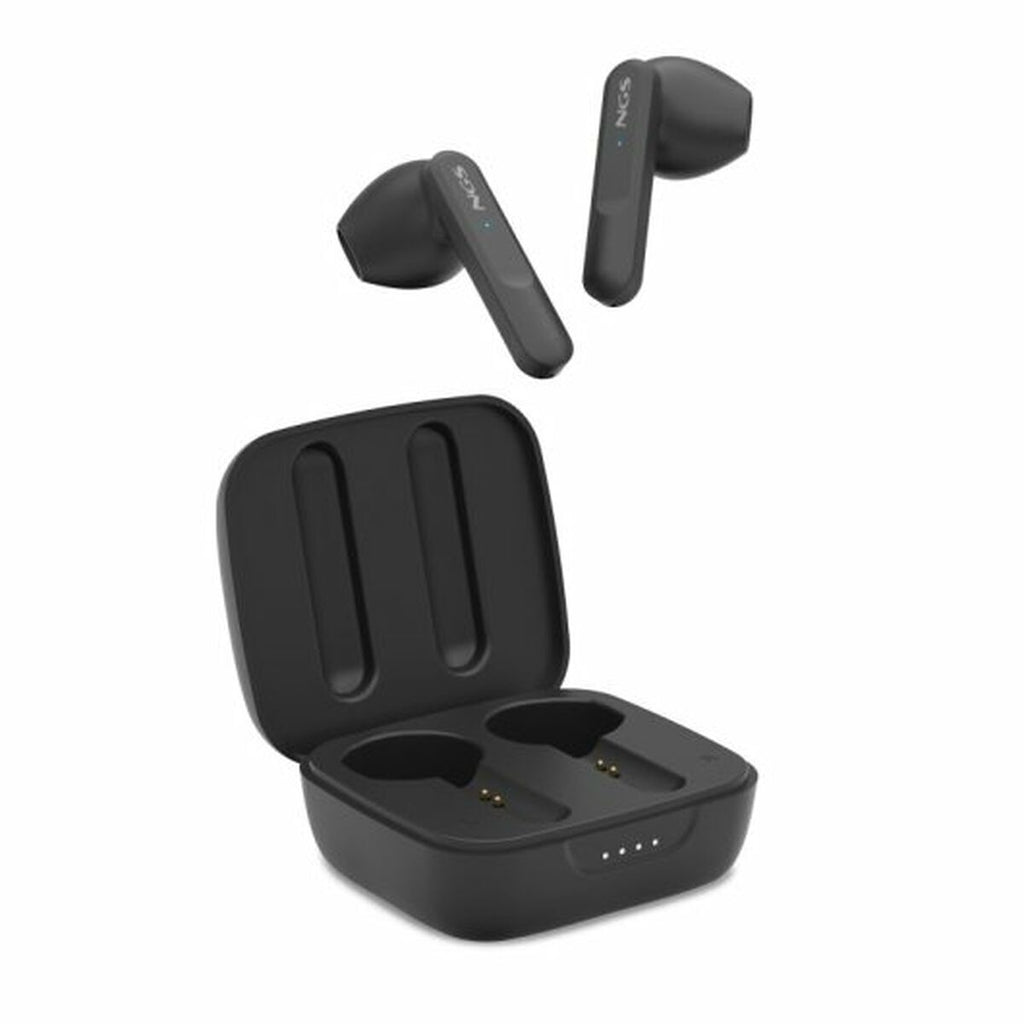 Headphone with Microphone NGS ARTICAMOVEBLACK Black