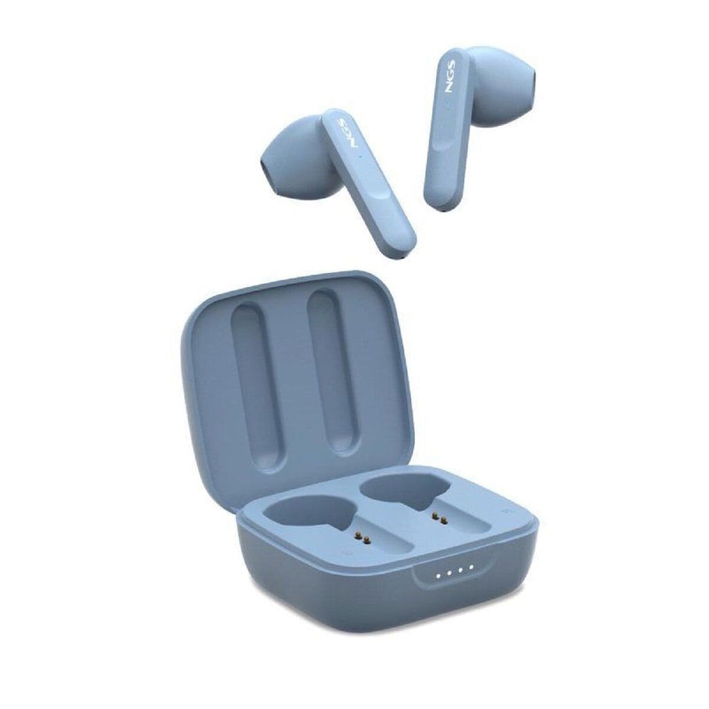 Headphone with Microphone NGS ARTICAMOVERAIN Blue Light Blue