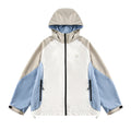 Brand Men's Clothing Color Contrast Patchwork Jacket Coat