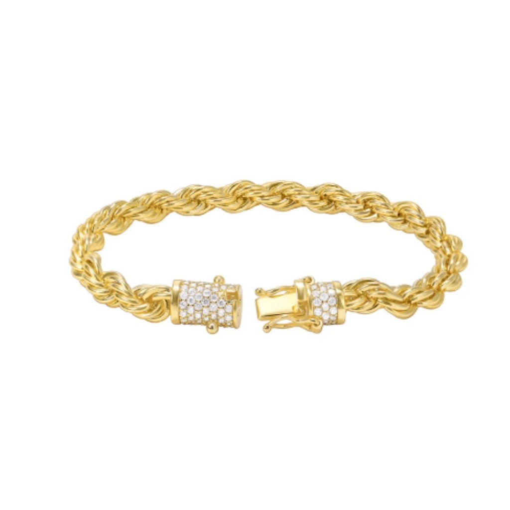 Men's Gold Twist Bracelet