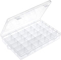 Cross-border 36 Grid Plastic Storage Box Craft Beads