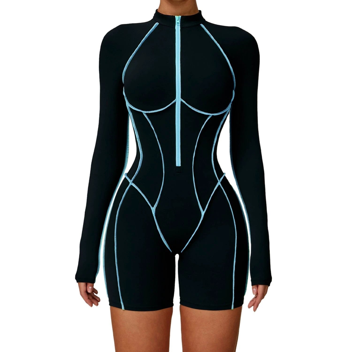 Tight Workout Clothes High-strength Sports Jumpsuit 9318