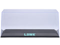 Collectible Display Show Case with Black Plastic Base and Green "LBWK" Logo for 1/18-1/24 Scale Model Cars by Autoart