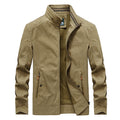 New Men's Casual Jacket Plus Size Stand Collar