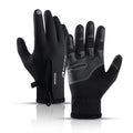 Reflective Velvet Warm Gloves For Men