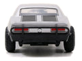 Roman's Chevrolet Camaro Z/28 Silver with Black Stripes "Fast & Furious 7" (2015) Movie 1/32 Diecast Model Car by Jada