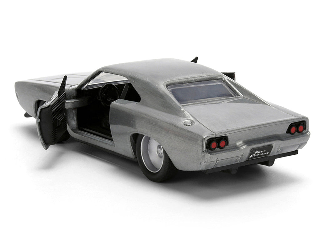Dom's Dodge Charger R/T Raw Metal "Fast & Furious 7" (2015) Movie 1/32 Diecast Model Car by Jada