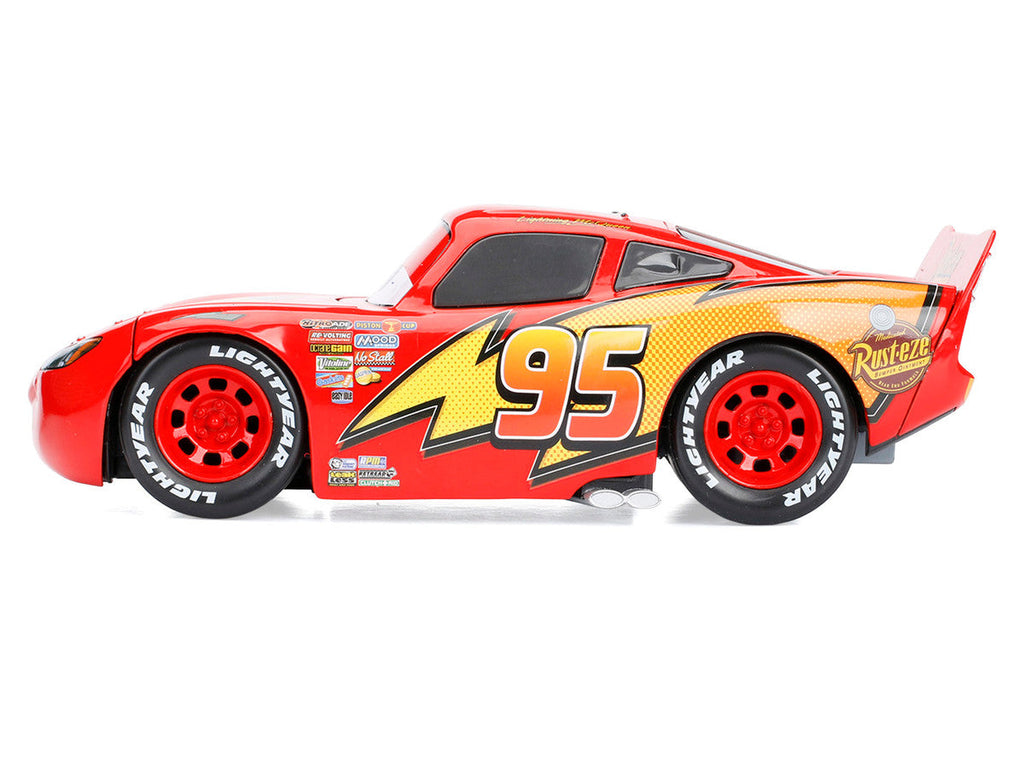 Lightning McQueen #95 Red Disney & Pixar "Cars" Movie "Hollywood Rides" Series Diecast Model Car by Jada