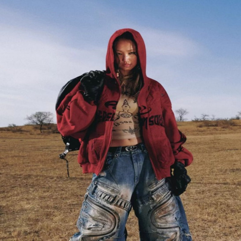 Sports Armor Hoodie With Protective Structure And A Zip-up Hood