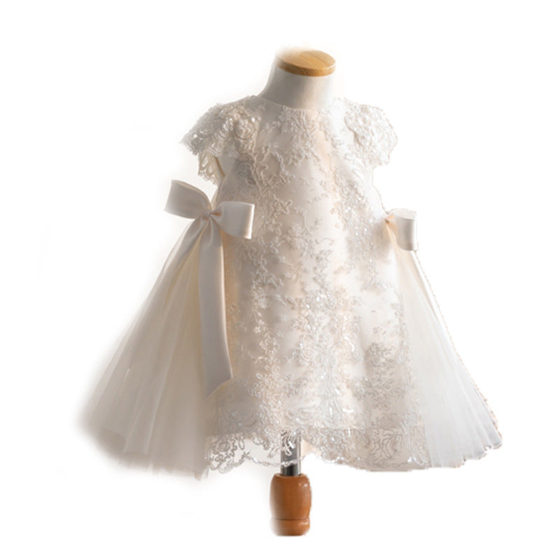 Children's Lace Performance Cotton Dress