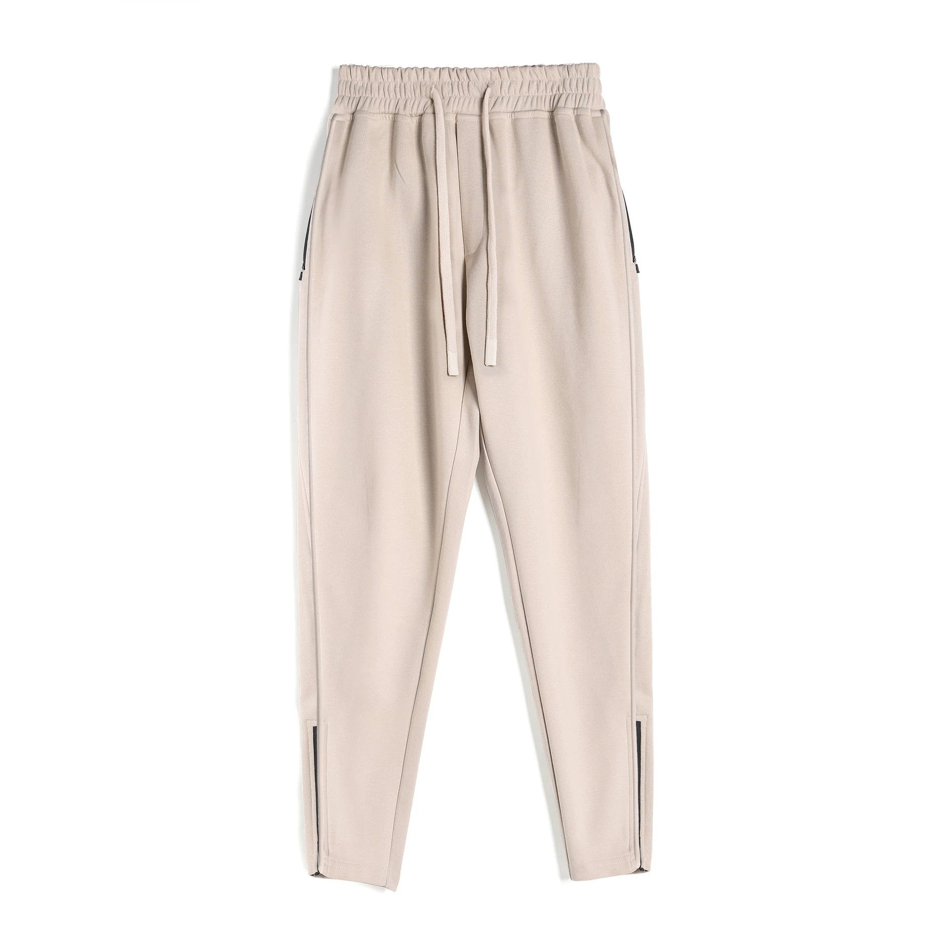 Men's Slim Fit Leg Opening Ankle Zipper Sweatpants