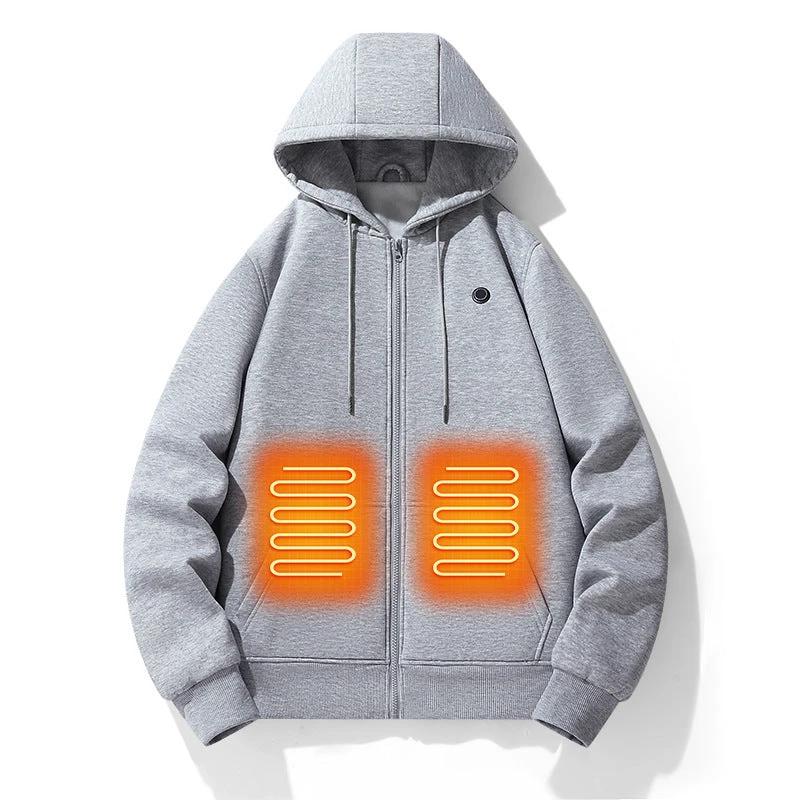 Men's Heating Hooded Constant Temperature Sweater