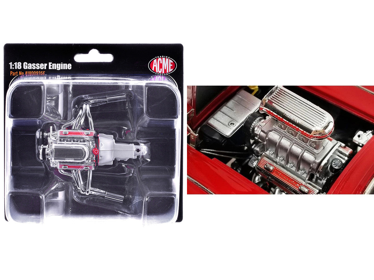 Chevrolet Gasser Engine Replica from "Chevrolet Corvette Gasser" 1/18 Model by ACME