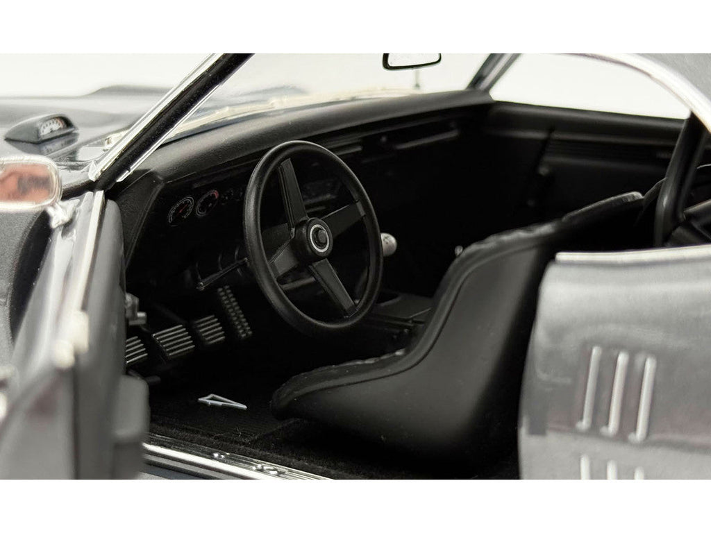 1968 Pontiac Firebird Street Fighter "Silver Bird" Gun Metal Gray Metallic Limited Edition to 400 pieces Worldwide 1/18 Diecast Model Car by ACME