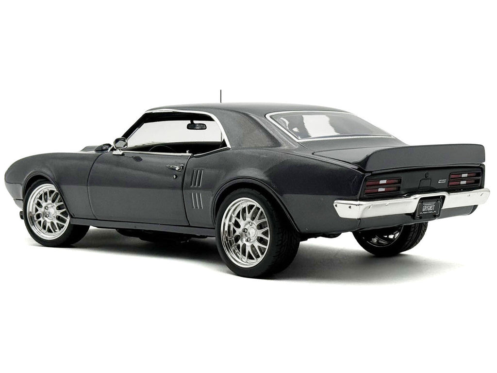 1968 Pontiac Firebird Street Fighter "Silver Bird" Gun Metal Gray Metallic Limited Edition to 400 pieces Worldwide 1/18 Diecast Model Car by ACME