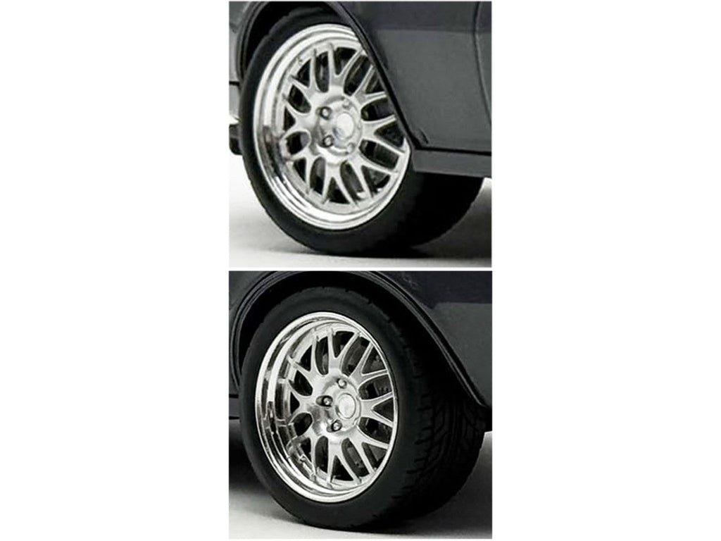 Street Fighter 18" Wheel and Tire Set of 4 pieces from "1968 Pontiac Firebird Street Fighter" for 1/18 Scale Models by ACME