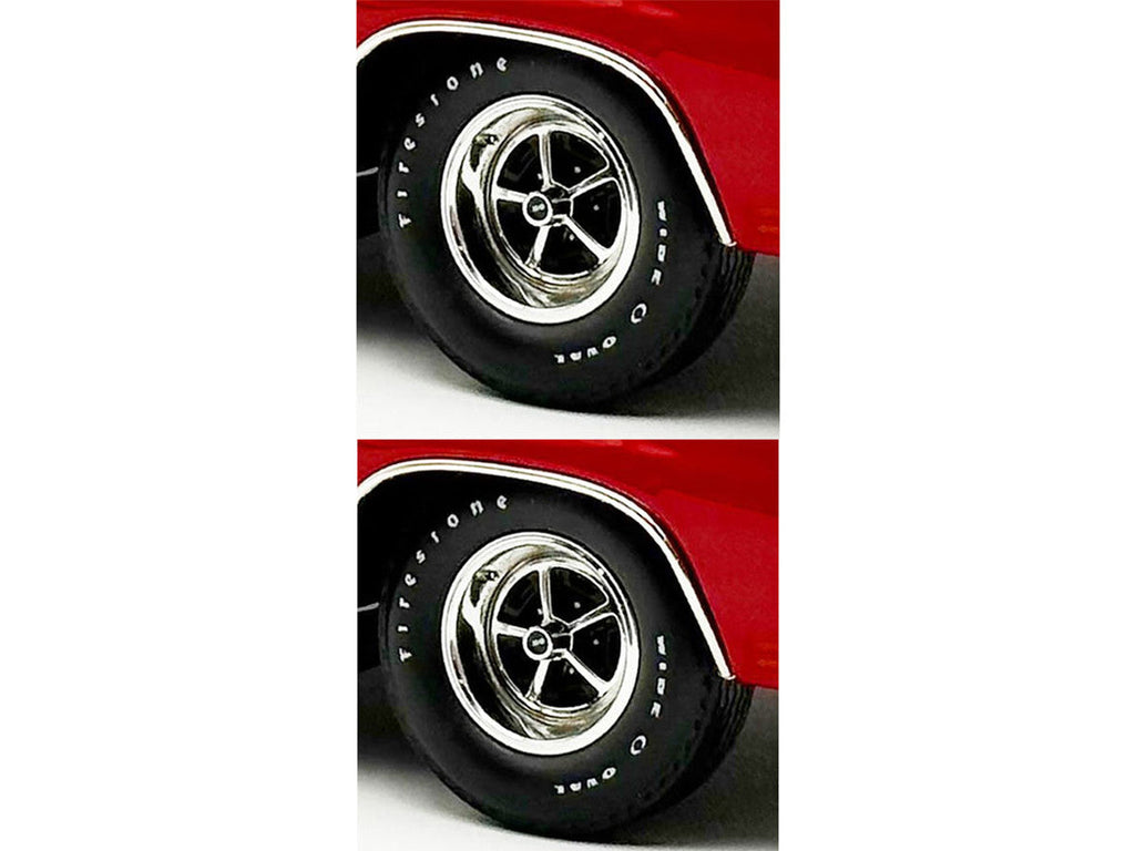 "Super Sport" Wheel and Tire Set of 4 pieces from "1970 Chevrolet Chevelle SS" for 1/18 Scale Models by ACME
