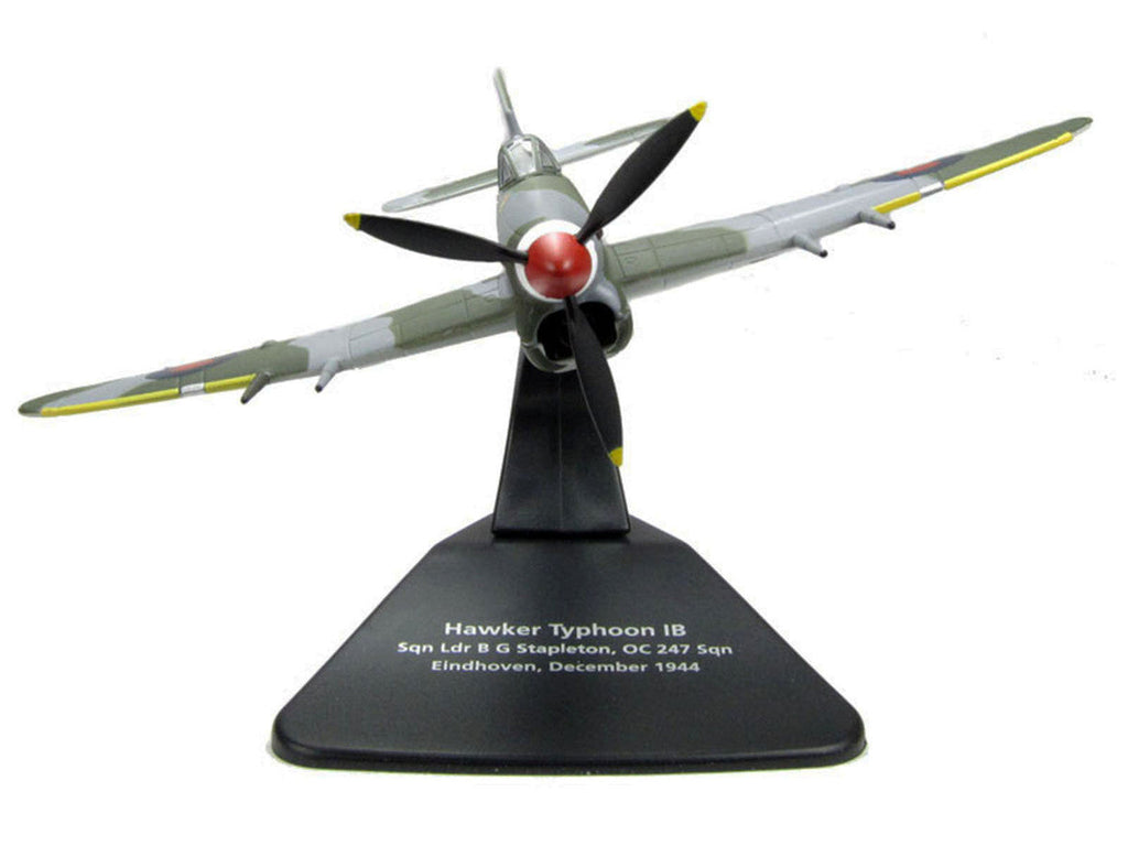 Hawker Typhoon Mk.IB Fighter-Bomber Aircraft "MP126 No.247 Squadron Gerald Stapleton RAF Eindhoven Holland" (1944) Royal Air Force "Oxford Aviation" Series 1/72 Diecast Model Airplane by Oxford Diecast