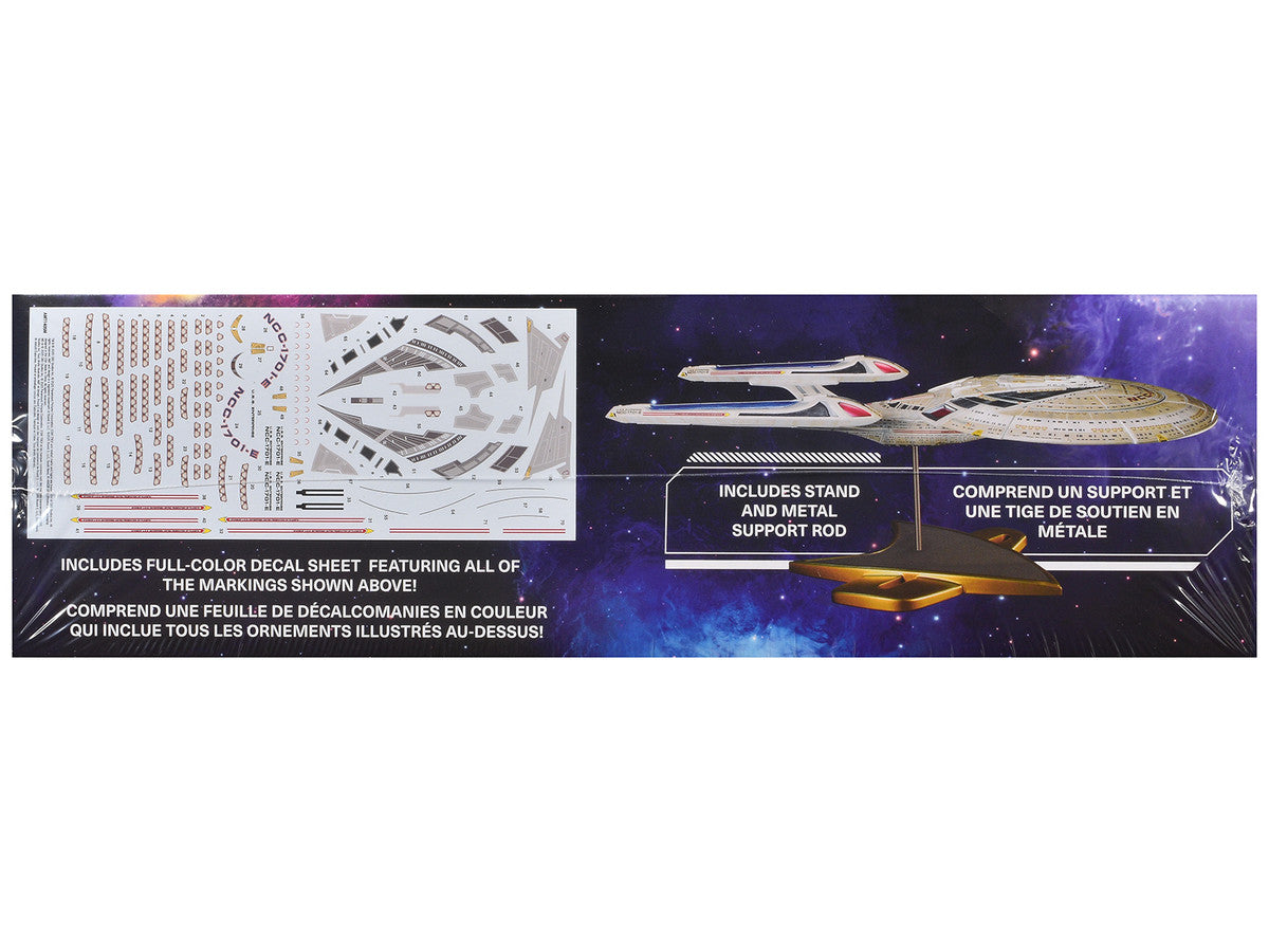 Skill 2 Model Kit U.S.S. Enterprise NCC-1701-E Space Ship "Star Trek: First Contact" (1996) Movie 1/1400 Scale Model by AMT