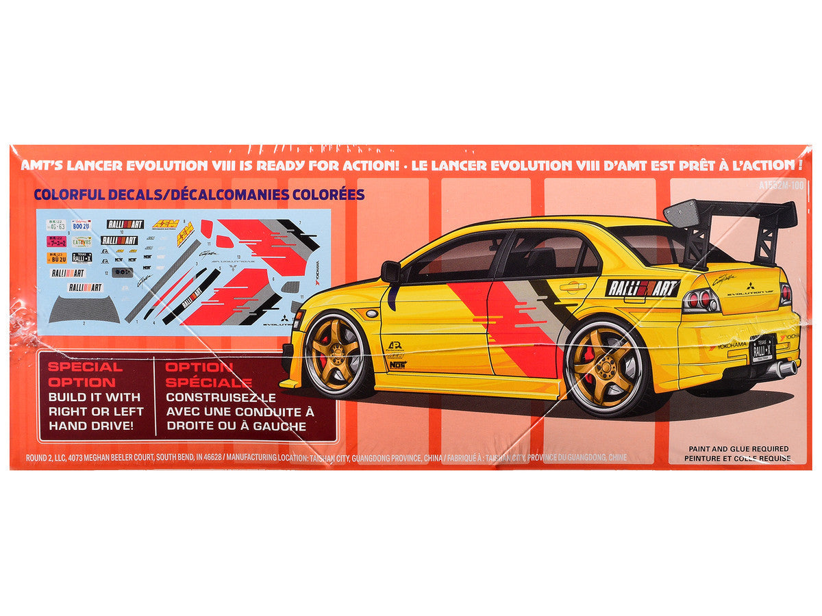 Skill 2 Model Kit 1995 Mitsubishi Lancer Evolution VIII 1/25 Scale Model by AMT