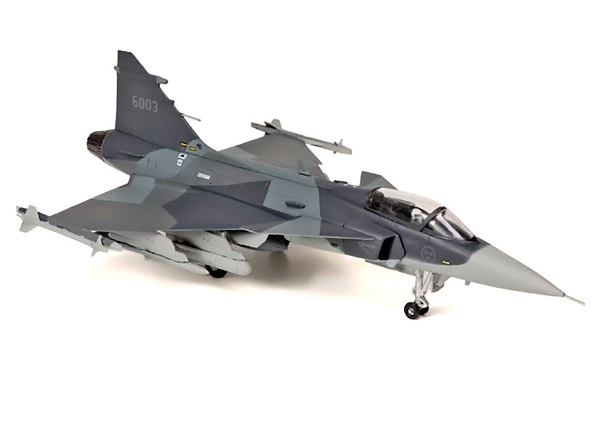 Saab JAS 39E Gripen Fighter Aircraft "6003 E-variant Pre-Production Test" (2023) Swedish Air Force 1/72 Diecast Model Airplane by Aviation 72