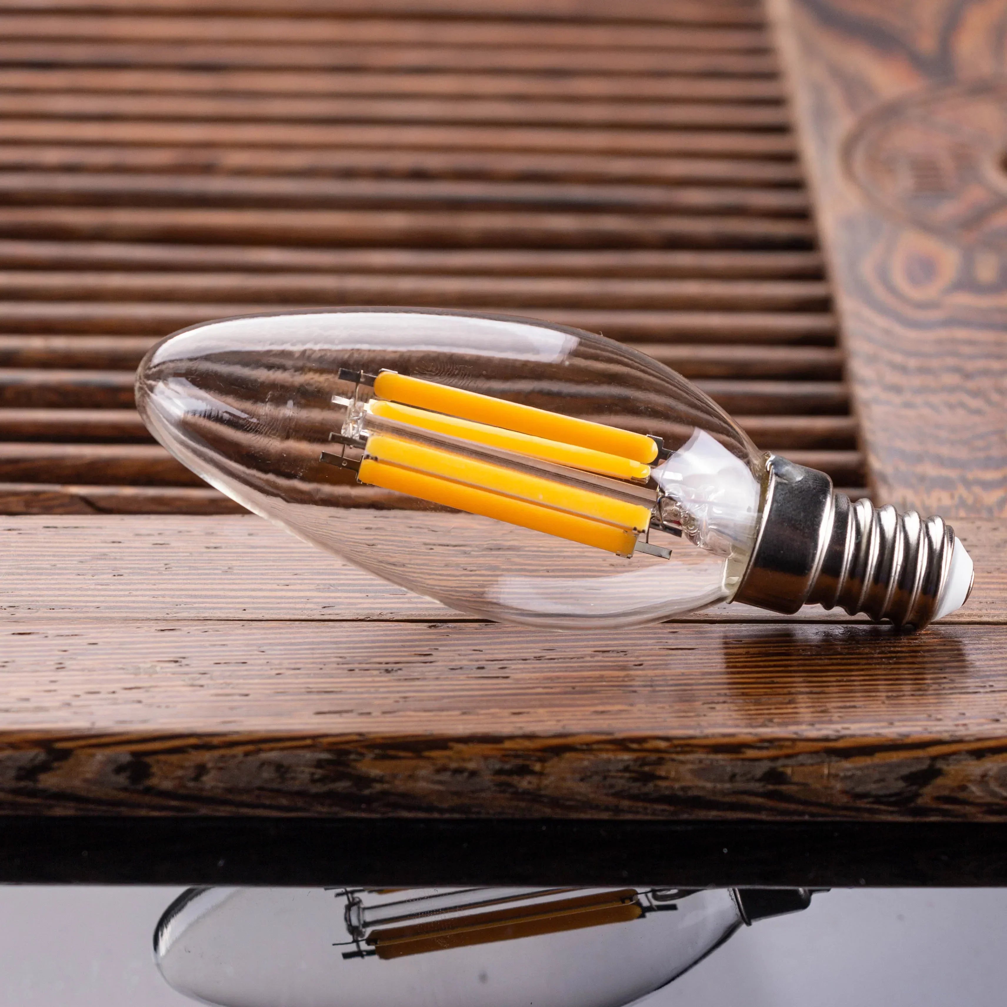 DecorBites™ LED Flame Effect Bulbs C35 6.5W 220V Dimmable Candle Filament Bulb