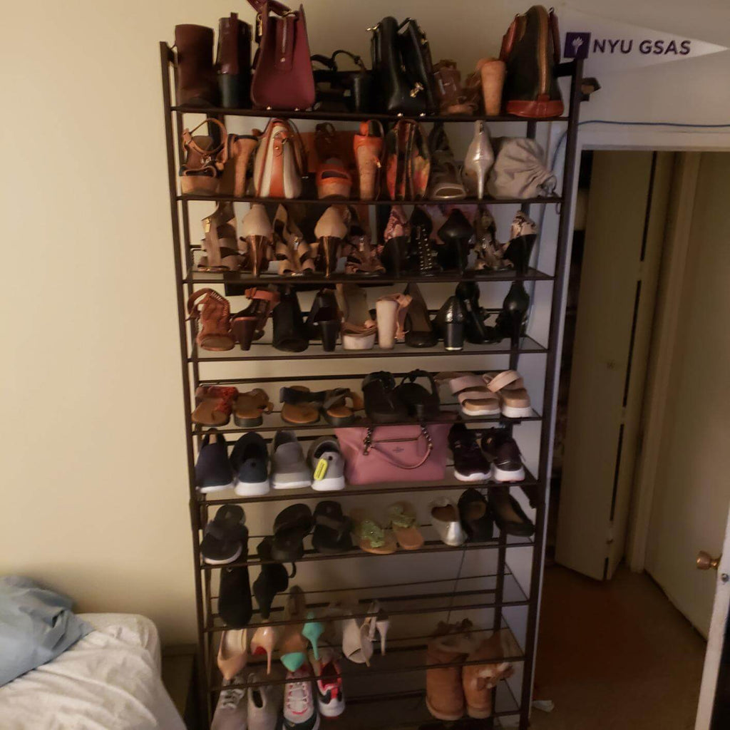 Shoe Rack | 12-Tire | Set of 2 Stackable 6-Tier Shoe Organizers