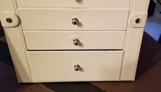 Jewelry Box, 6-Tier Large Jewelry Case with Drawers, Mirror and Lock