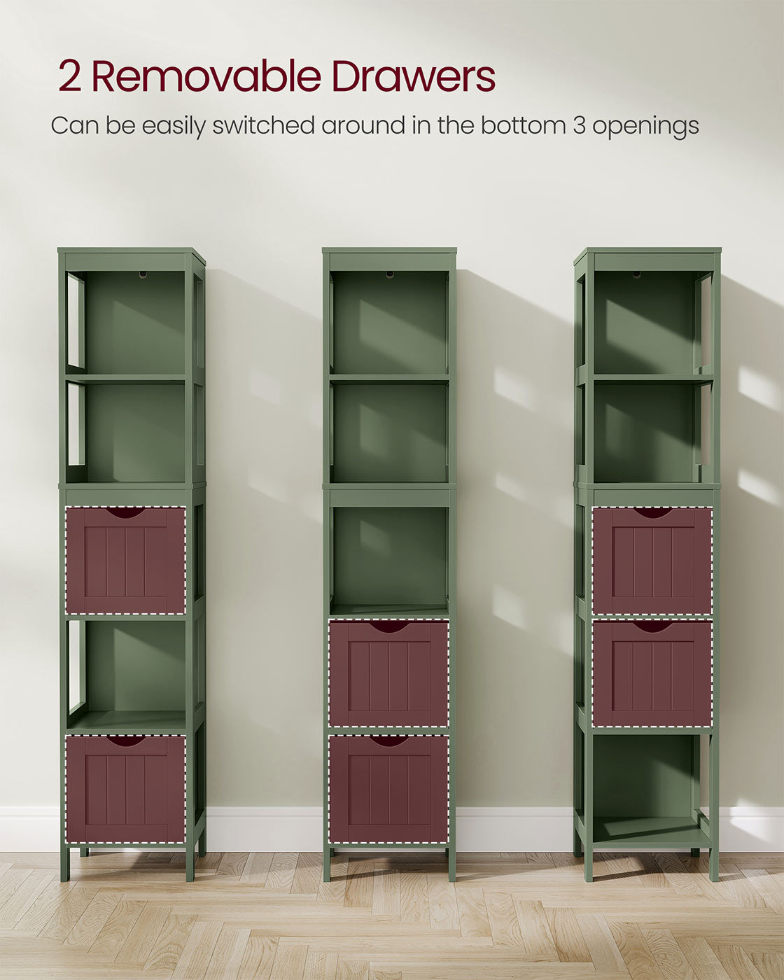 Bathroom Floor Cabinet, Bathroom Storage Organizer Rack Stand