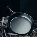 Black 2 Piece Lightweight Cast Iron Skillet Set -  Made in USA