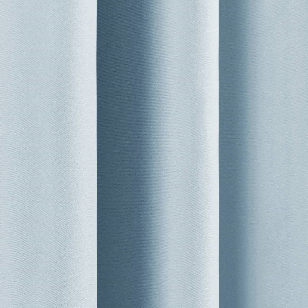 52 x 54 inch Solid Light Blue Thermal Blackout Curtain Panels - Set of 2