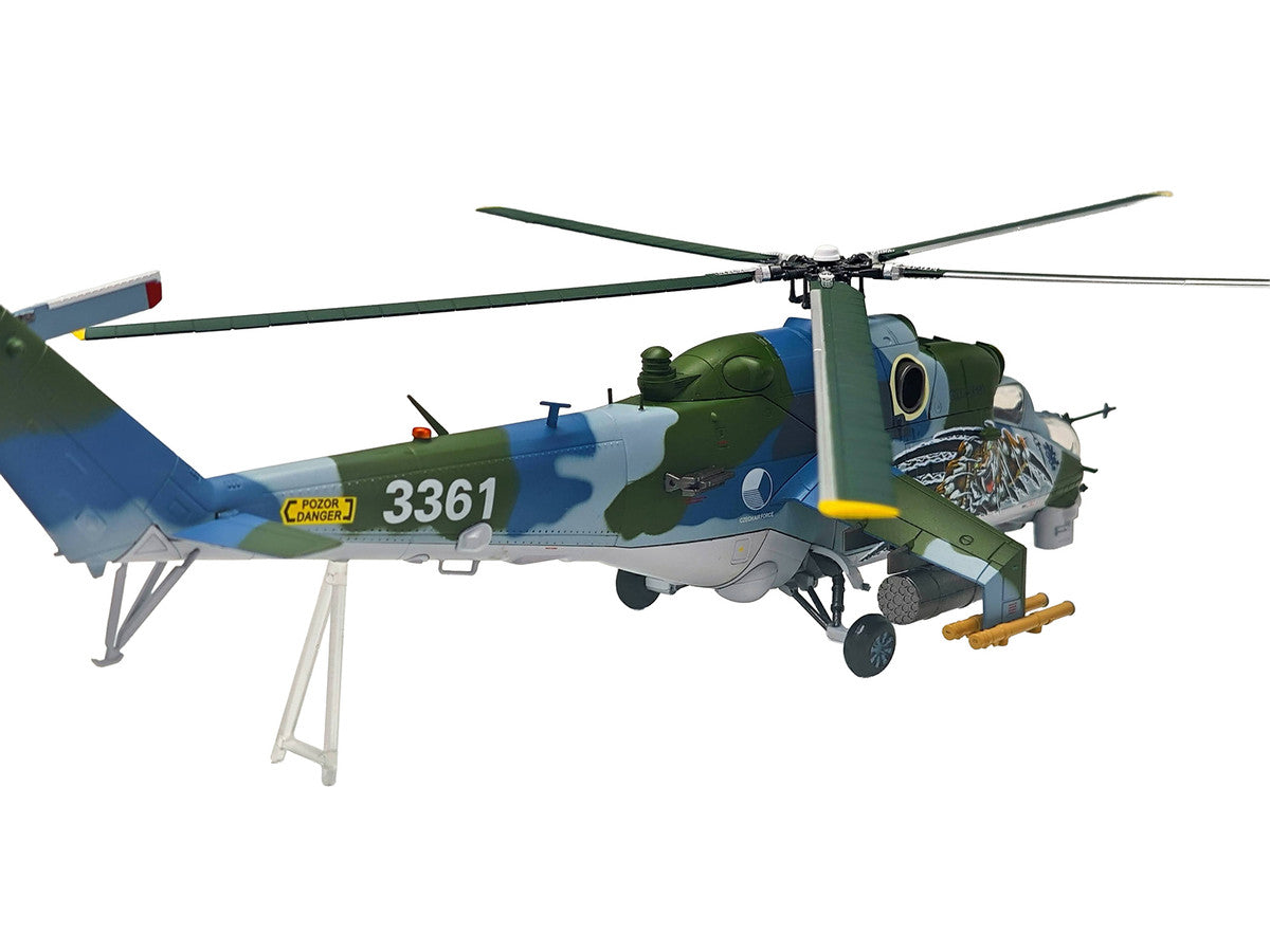 Mil Mi-35 (Mi-24V) Hind Helicopter "3361 221 Squadron 22 Wing NATO Tiger Meet Cambrai France" (2011) Czech Air Force 1/48 Diecast Model by Bless Wing