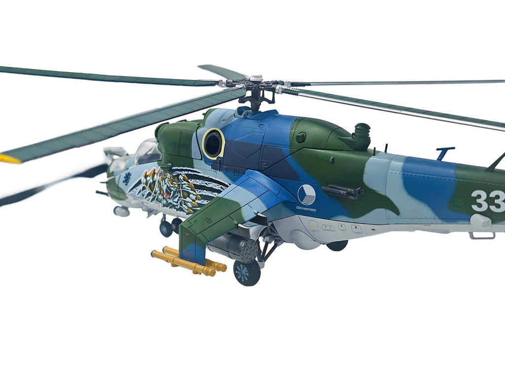 Mil Mi-35 (Mi-24V) Hind Helicopter "3361 221 Squadron 22 Wing NATO Tiger Meet Cambrai France" (2011) Czech Air Force 1/48 Diecast Model by Bless Wing