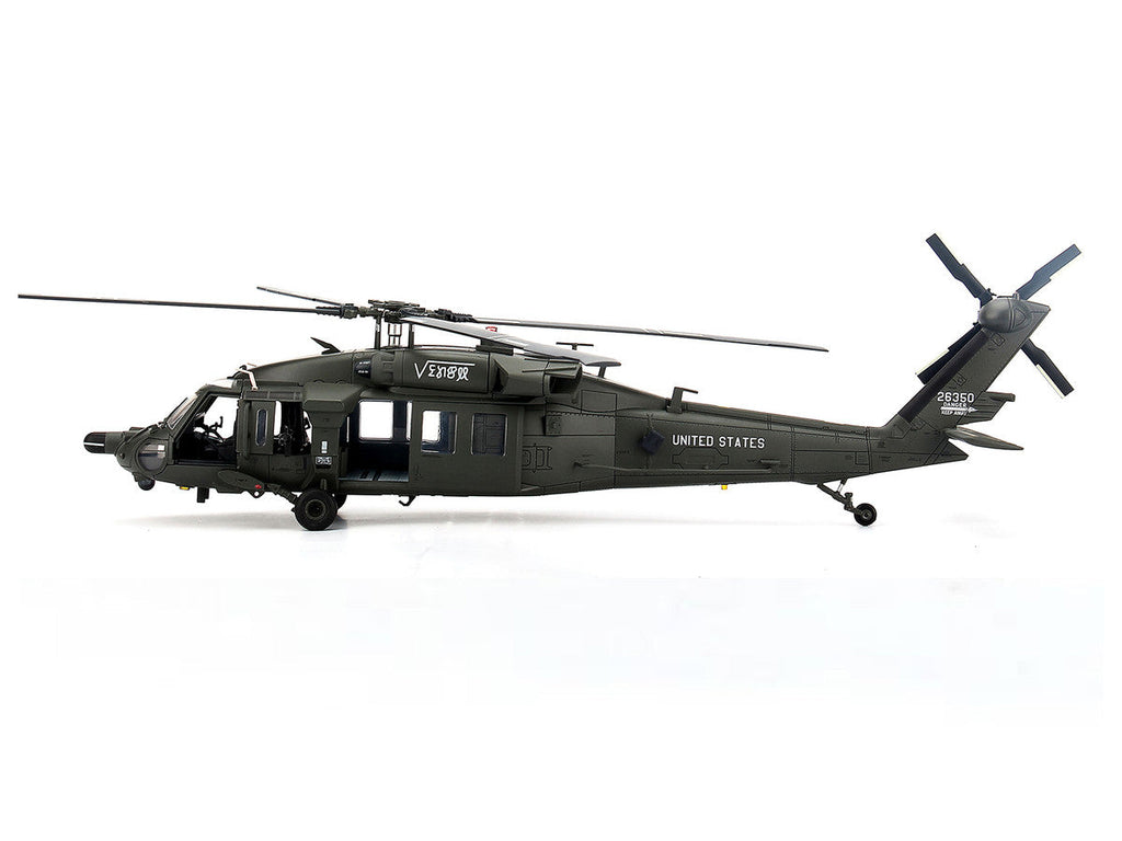 Sikorsky MH-60L Black Hawk Helicopter "160th Special Operations Aviation Regiment Battle of Mogadishu Operation Gothic Serpent Somalia" (1993) United States Army 1/48 Diecast Model by Bless Wing