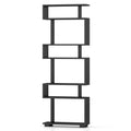 6-Tier Bookcase with Anti-Tipping Kit-White