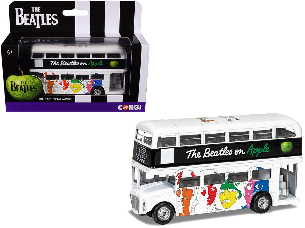 The Beatles London Double Decker Bus "The White Album" White Diecast Model Car by Corgi