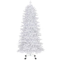 7 FT Artificial Xmas Tree with 1880 PE PVC Branch Tips for Party and Carnival