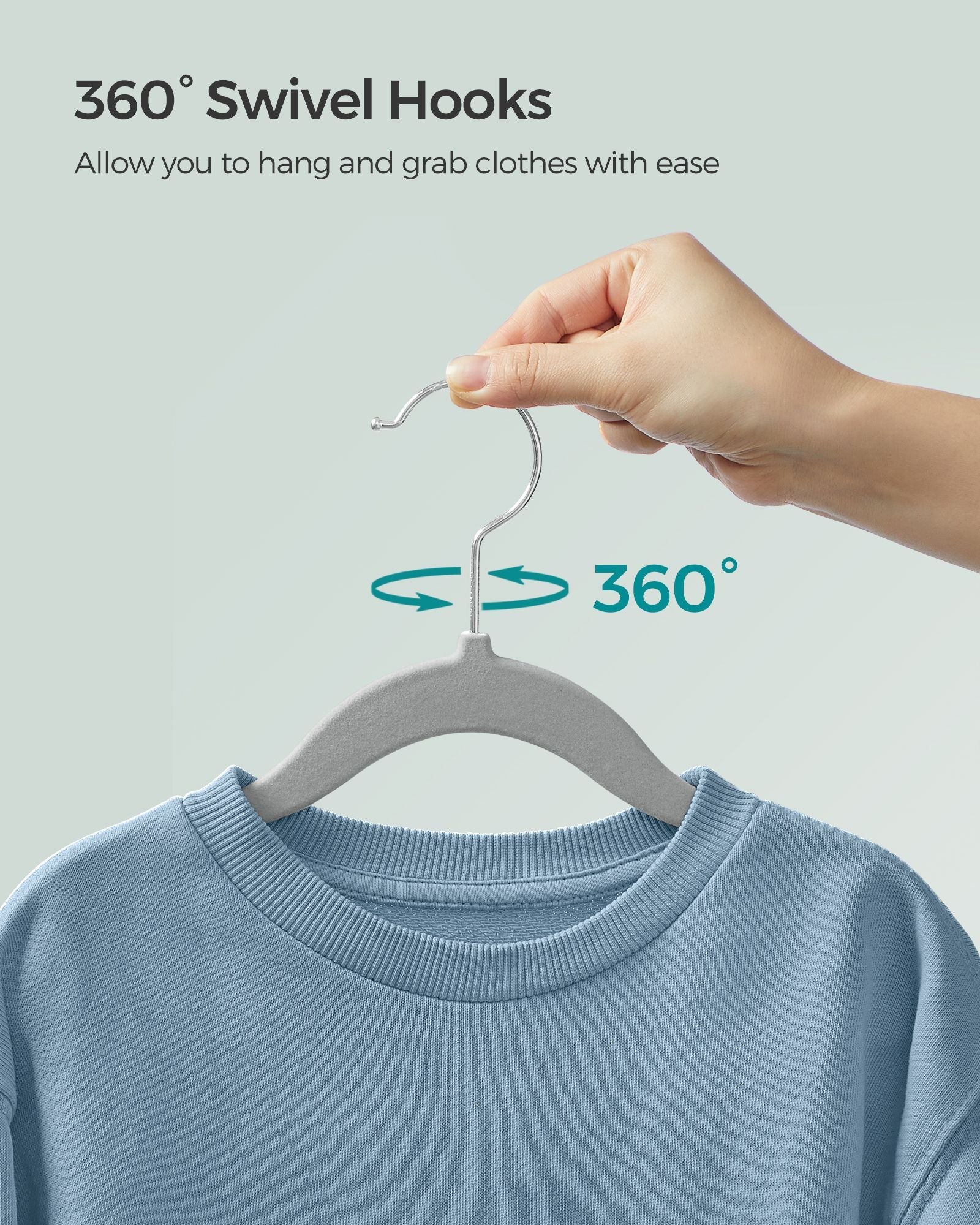 50 Pack Kids Hangers for Closet