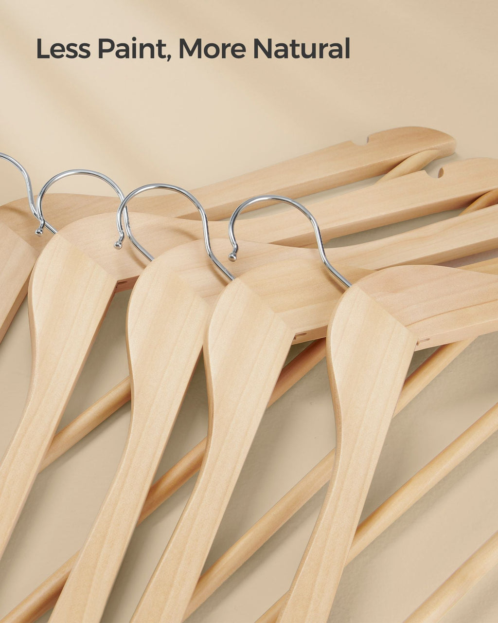12-Pack Wooden Coat Hangers
