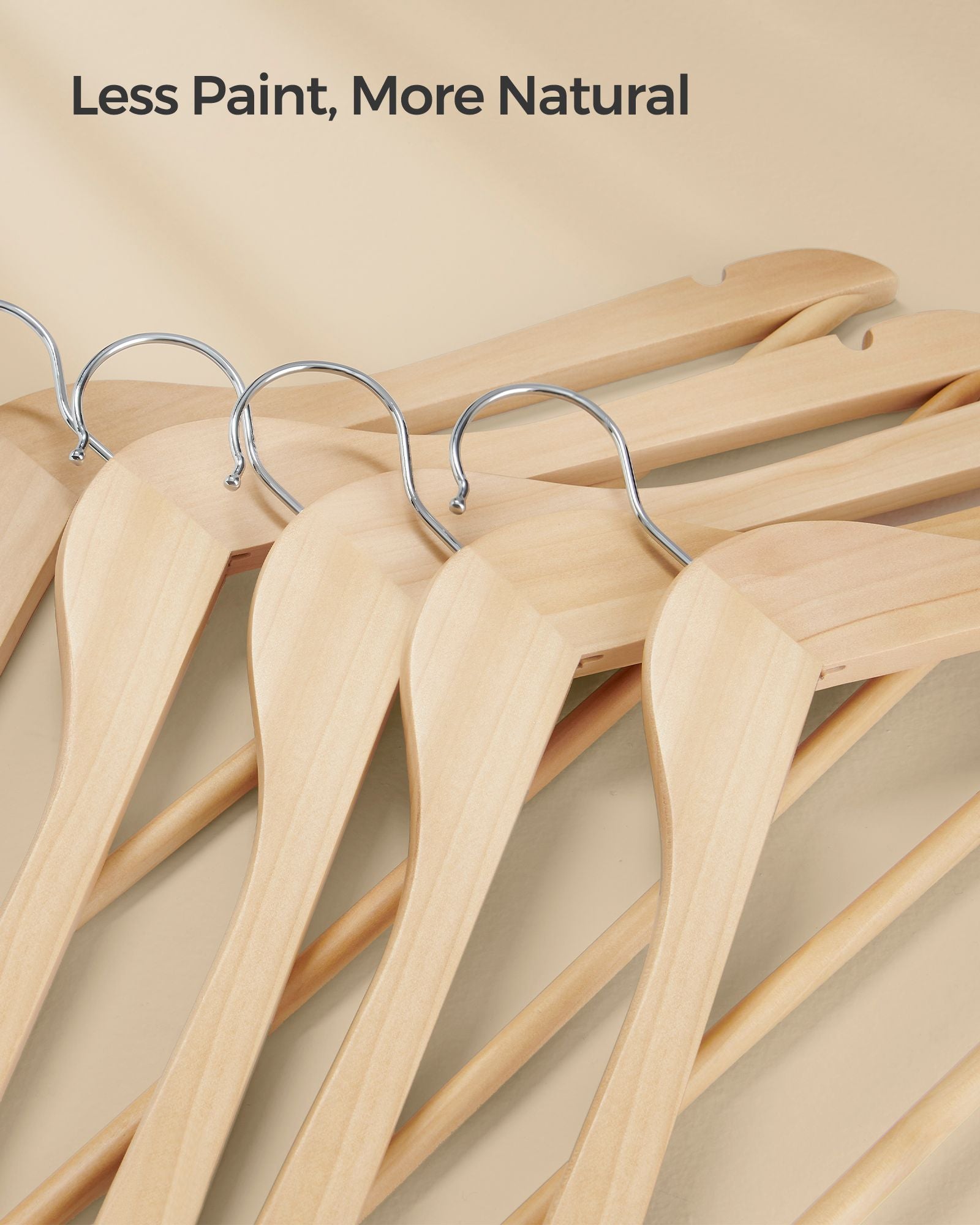 12-Pack Wooden Coat Hangers