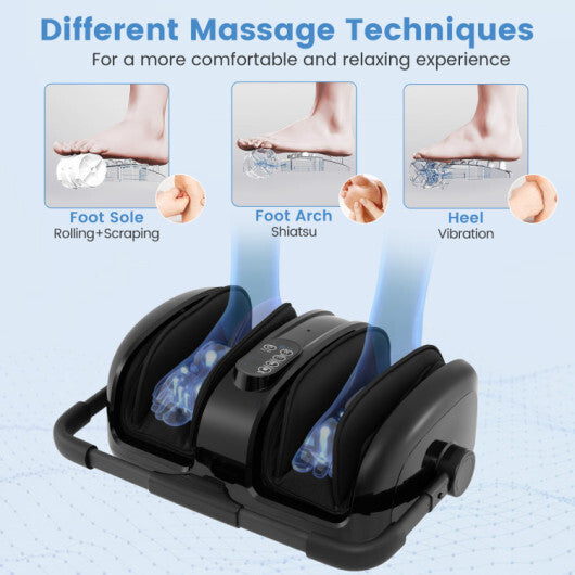 Foot and Calf Massager Heat 360? Adjustable Stand Easy Cleaning and Convenient Storage
