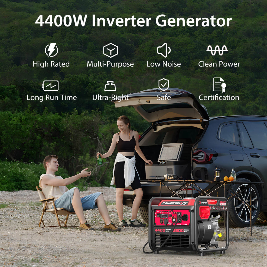 Preorder: 4400W Open Frame Inverter Generator w/ CO Alert DL5040-W