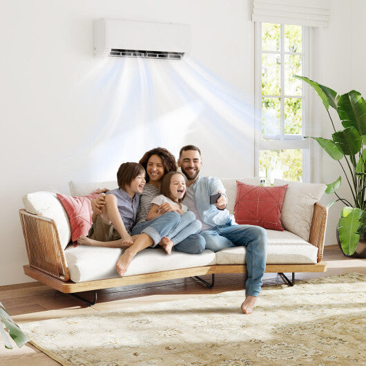 Ultra-Quiet Inverter Mini Split AC: 22 SEER2/R32 Eco Refrigerant  Sleep Mode