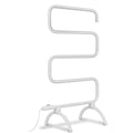 100W Electric Towel Warmer Drying Rack - Color: White