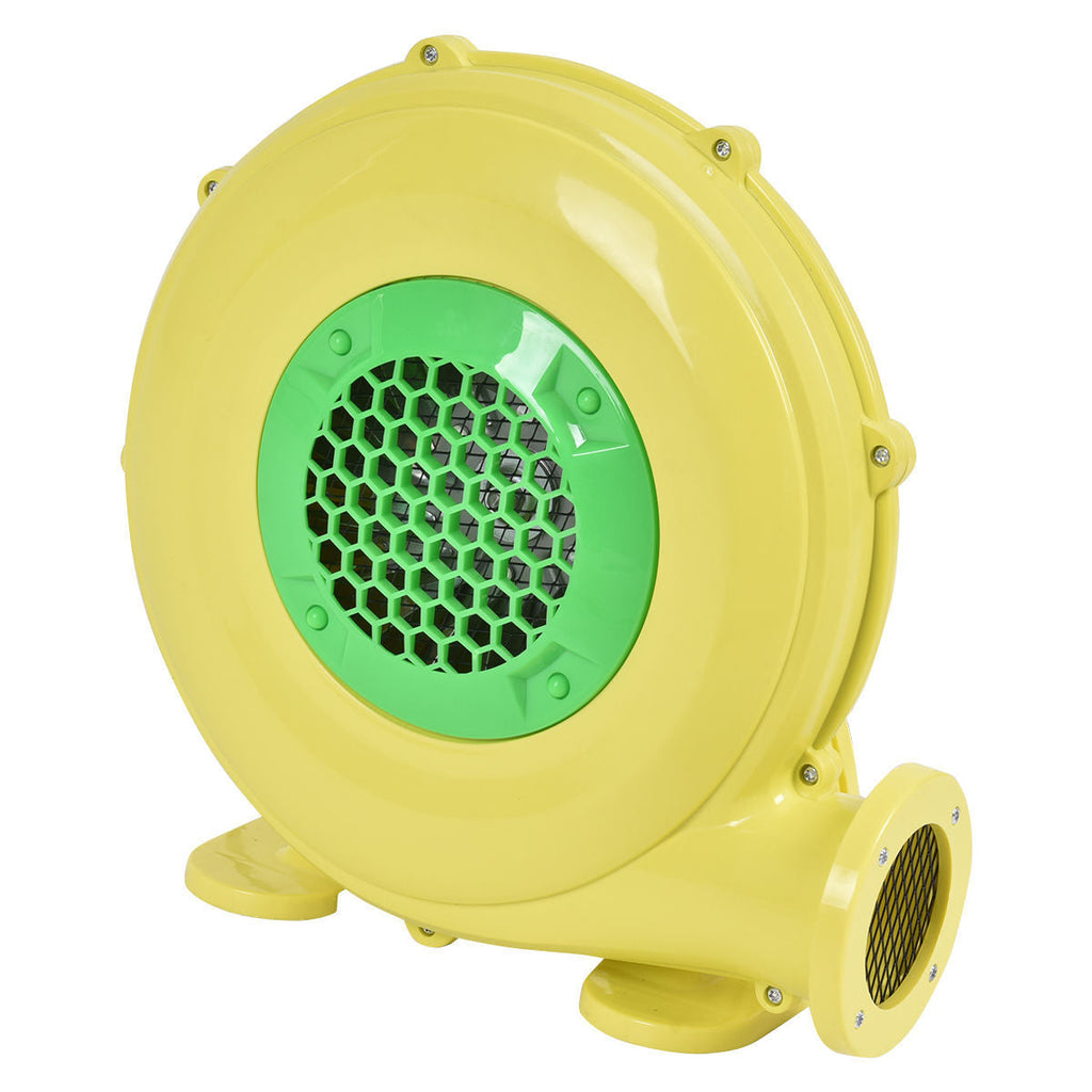 480 W 0.6 HP Air Blower Pump Fan for Inflatable Bounce House - Color: Yellow