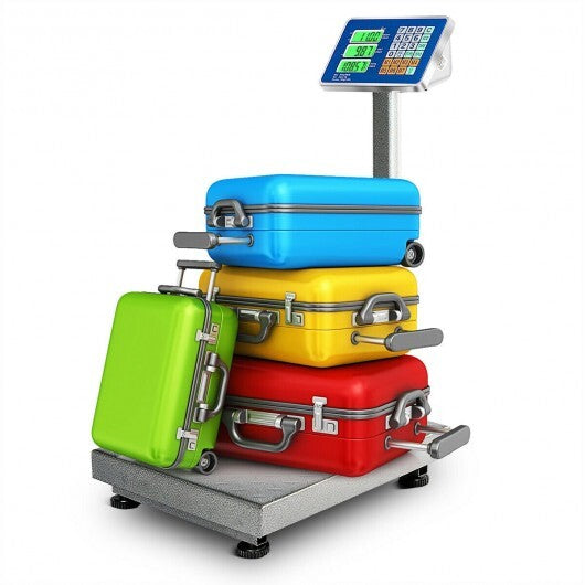 660 lbs Weight Platform Scale Digital Floor Folding Scale - Color: Silver