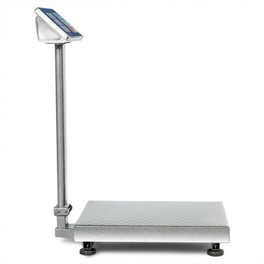 660 lbs Weight Platform Scale Digital Floor Folding Scale - Color: Silver
